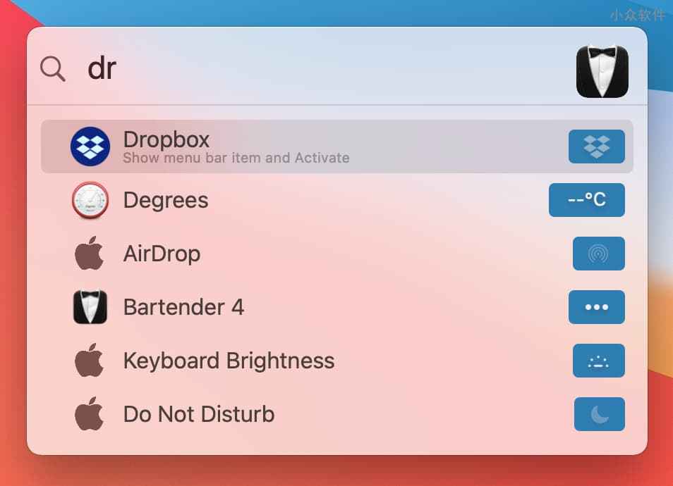 全新 Bartender 5 上线 8 折，最好的 macOS 菜单栏图标隐藏工具（2022年6月后购买可免费升级） 5