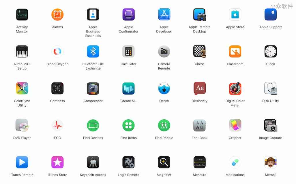 Apps by Apple - 亲自下场，最全 Apple 自家 App 收录网页 2