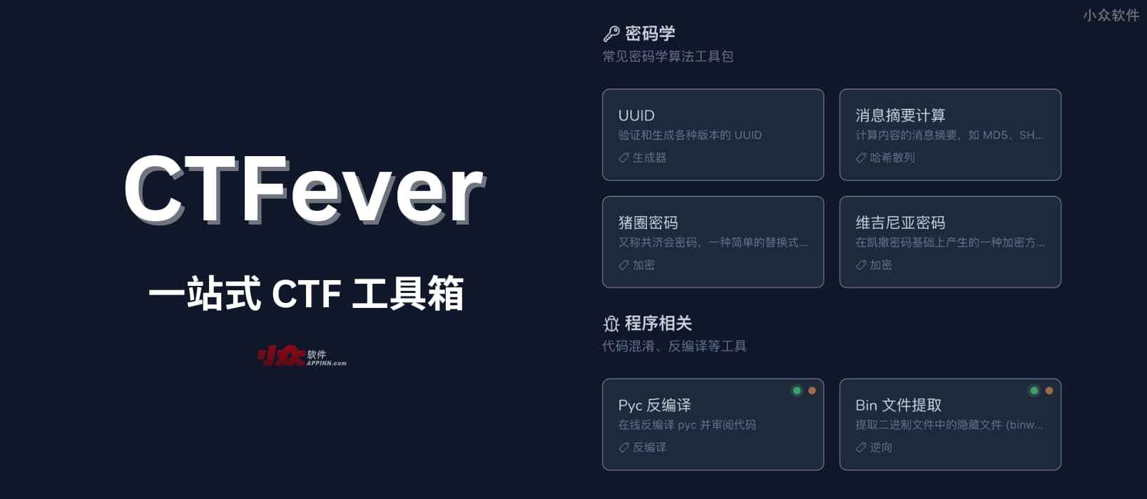 CTFever – 一站式 CTF 工具箱[Web]