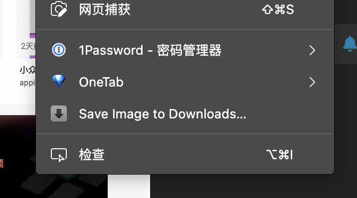 求右键直接保存图片到下载文件夹的插件，像 Safari 一样保存图片 3