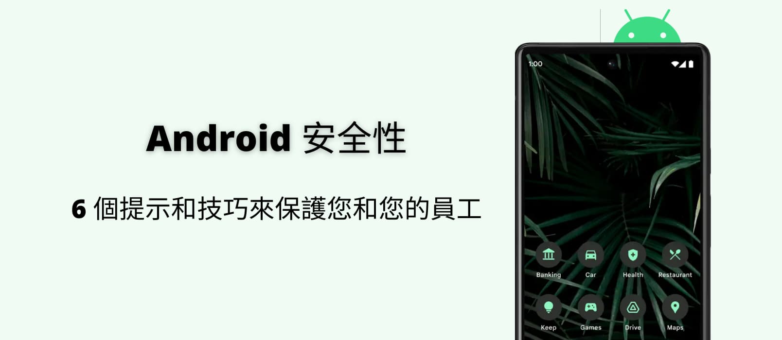 Android 安全性：6 個提示和技巧來保護您和您的員工