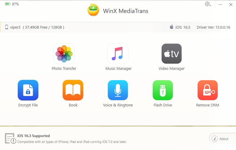 世界备份日 WinX MediaTrans 限免：一键备份、传输 iPhone 照片、视频等数据 2