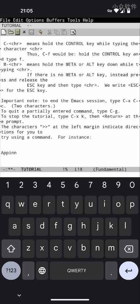 GNU Emacs Android 版本发布，开源文本编辑器 2