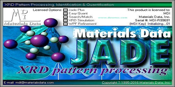 XRD 分析软件 MDI Jade 6.5(图2)