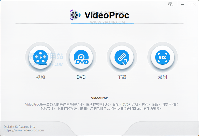 VideoProc Converter AI v6.3.0 视频转换软件绿色便携版