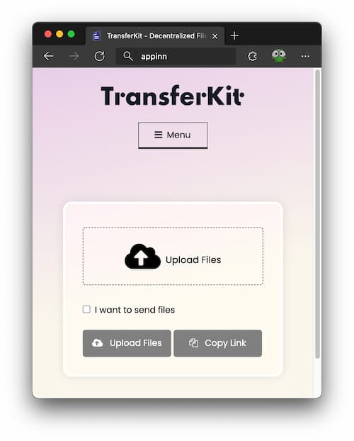 TransferKit - 不限量免费网盘，永久保存，不可删除，单文件高达 32GB 1