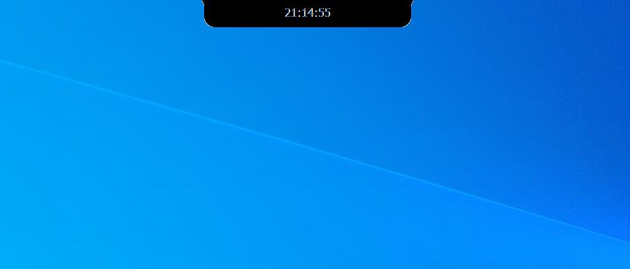 Windows 的刘海 - 为 Windows 屏幕顶部添加刘海，3 种尺寸[真没什么用] 1