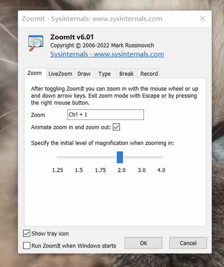 ZoomIt v6.01 更新，支持屏幕放大镜、屏幕涂鸦，新增录屏功能[Windows] 2