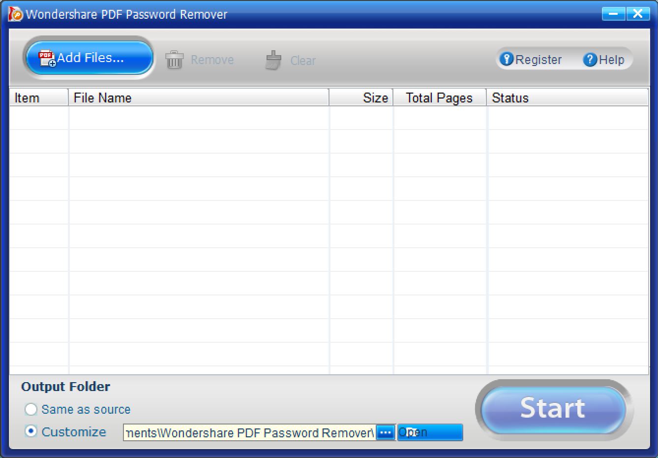 PDF文档解密 Wondershare PDF Password Remover 1.5.3.3 for Windows(图1)