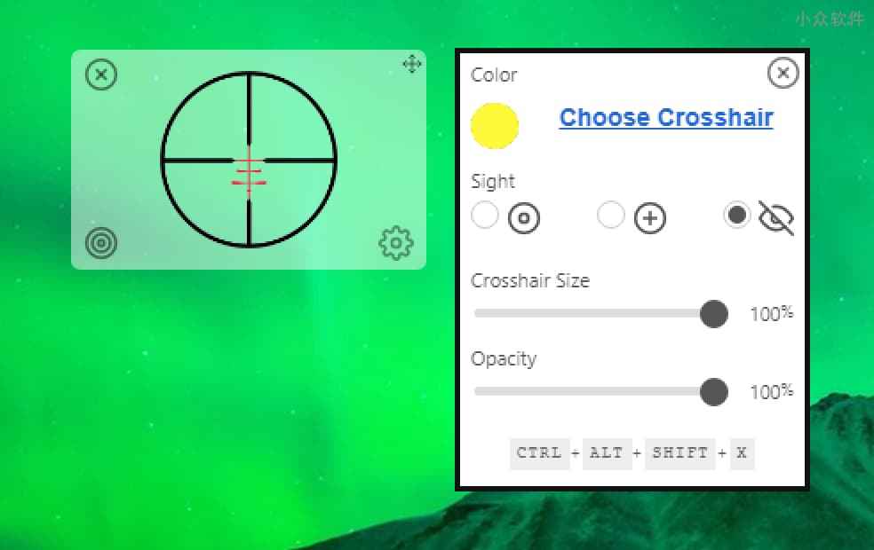 CrossOver - 为任何屏幕（FPS 游戏）添加 91 种样式的准星，让瞄准更容易[Win/macOS/Linux] 3