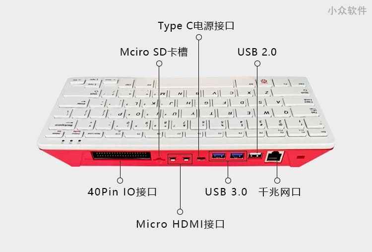 Raspberry Pi 400 - 售价 615 元，带键盘的树莓派 5