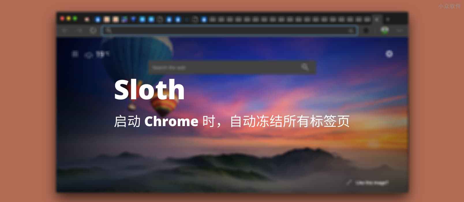 Sloth – 启动 Chrome 时，自动冻结所有标签页，减少内存占用