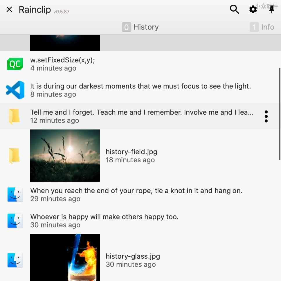 Rainclip - 一个简单的可同步剪贴板历史与常用语工具[Win/macOS] 2