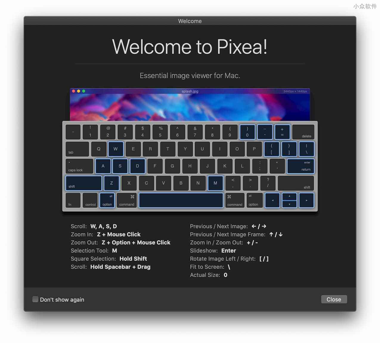 Pixea - 免费的轻量级看图工具[macOS] 2