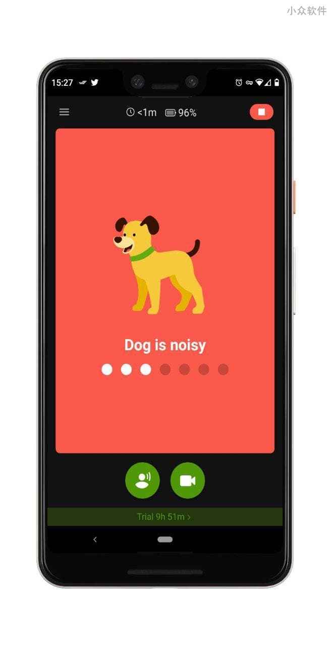 Barkio - 利用两台智能手机，远程监控家中宠物，还能和宠物打招呼 3