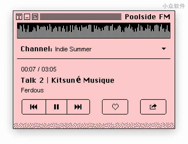 Poolside FM - 最夏日复古音乐电台，仿90年代 Mac 界面[Web/macOS] 4