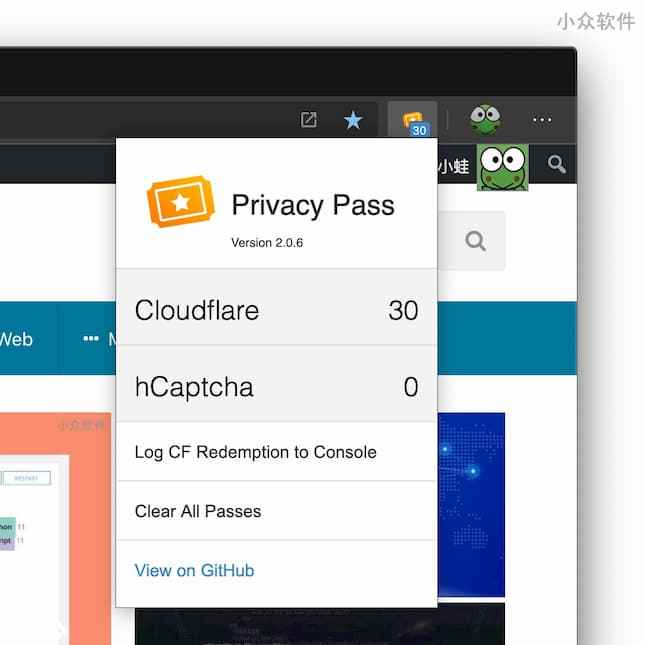 Privacy Pass - 由 Cloudflare、hCaptcha 提供，减少访问网页时“我是人类”验证[Chrome/Firefox] 3