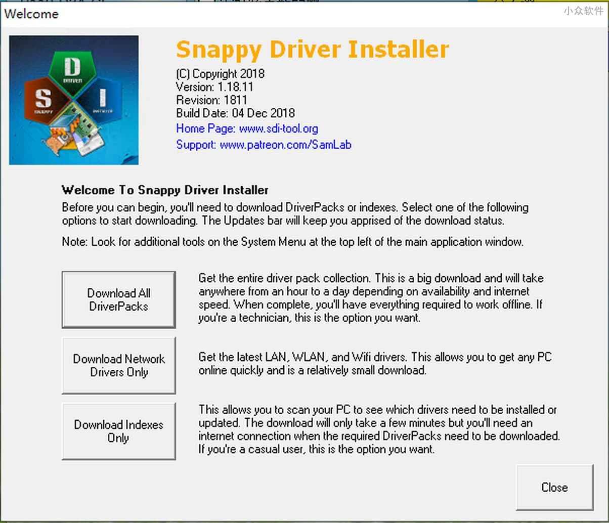 Snappy Driver Installer - 为了给老电脑装驱动，这里有 17.1GB 的离线驱动程序[Windows] 3