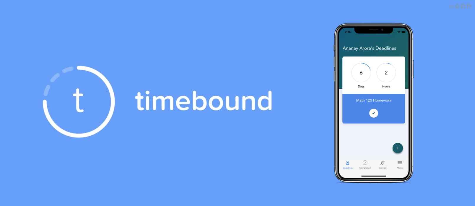 Timebound – 用倒计时显示并提醒 todo 任务[iOS/Android]