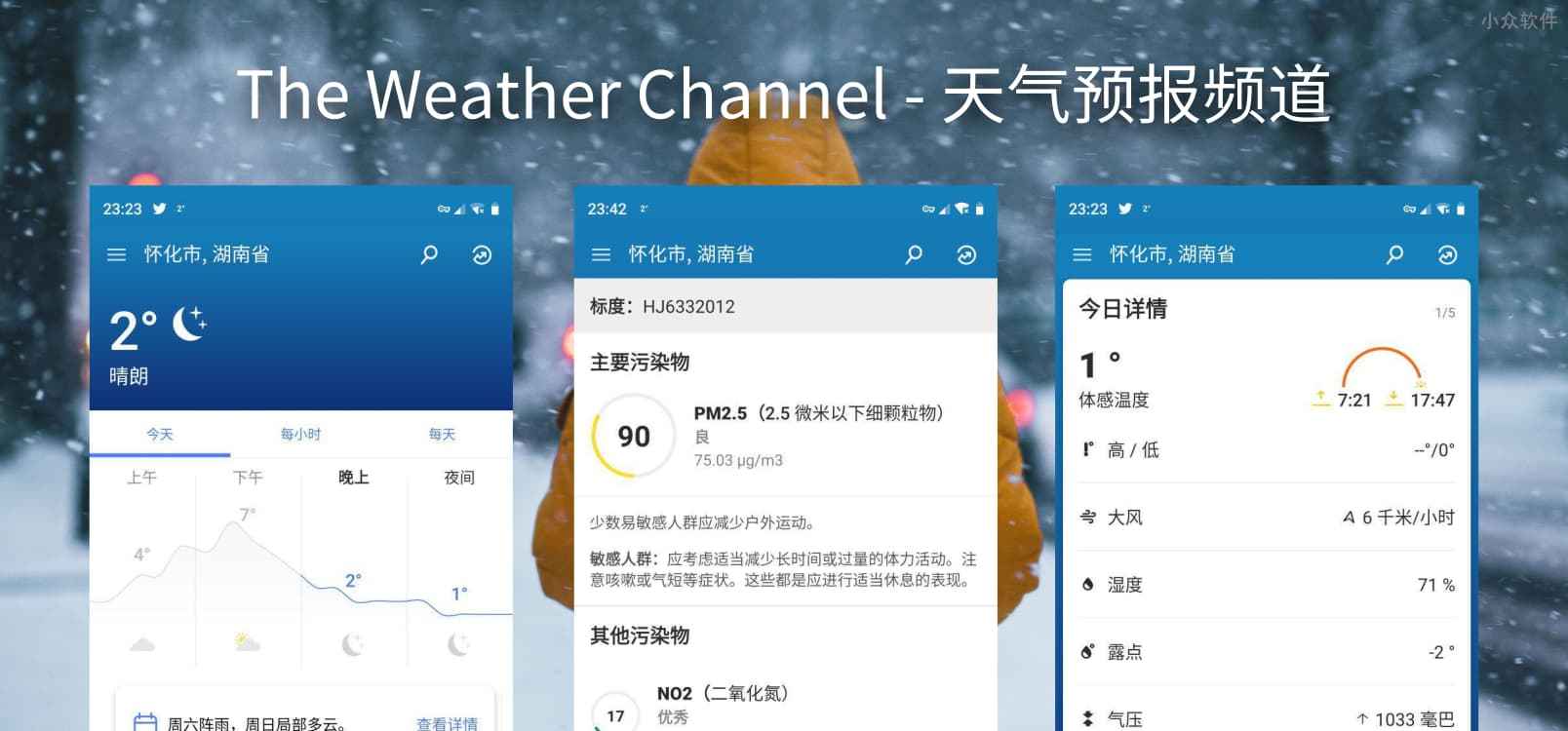 全新设计的天气预报应用 The Weather Channel [iOS/Android] 1
