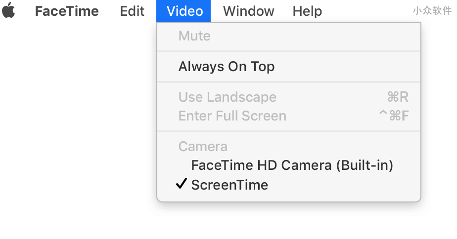 ScreenTime - 用 FaceTime 视频聊天时，实时分享桌面屏幕 [macOS] 2