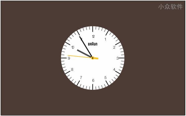 Clock.saver - 源自 Braun Watches 灵感的时钟屏保 [macOS] 4