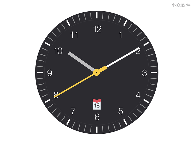 Clock.saver - 源自 Braun Watches 灵感的时钟屏保 [macOS] 3