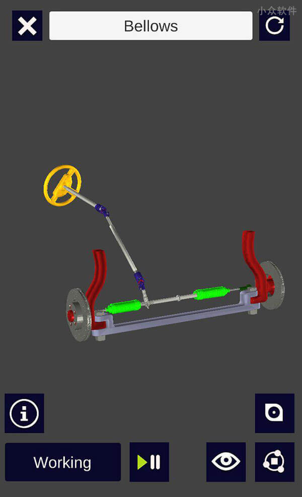 3D Engineering Animations – 3D 动画机械模型（ 发动机、变速箱、齿轮传动等）[iOS/Android]