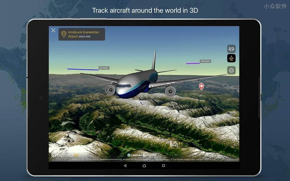 Flightradar24 - 用摄像头（AR）对着天空扫飞机，实时查看航班信息[iOS/Android] 3