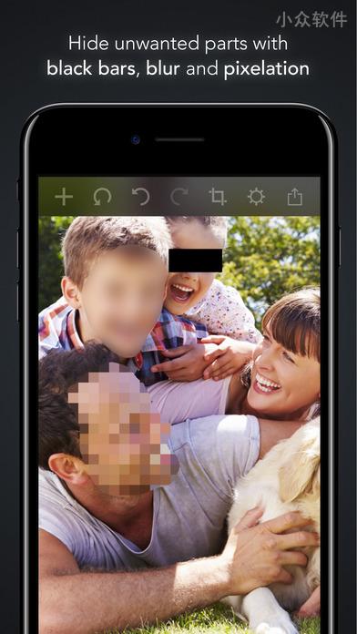 Censor for Photos – 专业添加「马赛克」，保护照片隐私部分 [iPhone]