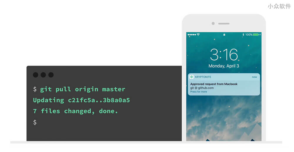 Krypton – 从手机上，为你的 SSH、Git 服务开启二次验证 [Android/iOS]