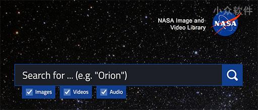 NASA 官方视频与图片库[Web]