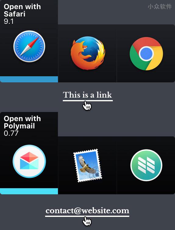 Bumpr - 让你选择在哪个浏览器、邮件客户端打开链接、邮箱[macOS] 1
