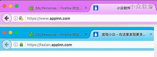 SSLPersonas – 通过改变浏览器主题「颜色」来显示网页是否安全[Firefox]