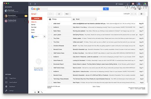 Shift - 完美切换多账号邮箱，支持 Gmail 与 Outlook [Win/macOS/Linux] 1