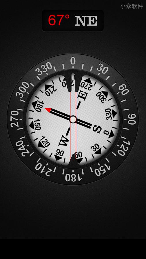 Compass PRO – 单纯无广告指南针一枚 [Android 限免]