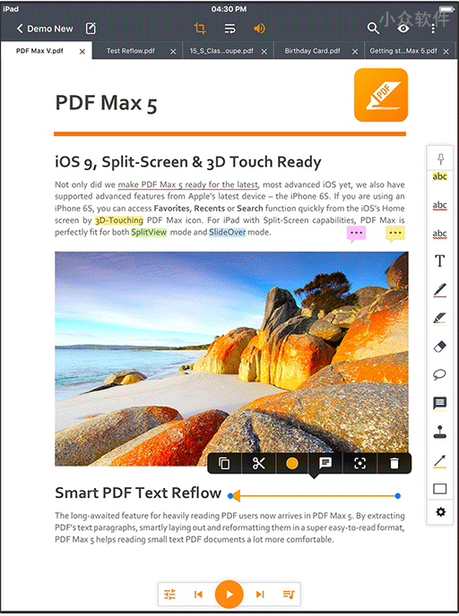 PDF Max 5 Pro - PDF 阅读、标注、签名...[iOS 限免，Android 免费] 2