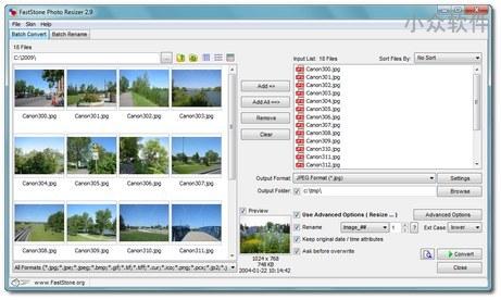 FastStone Photo Resizer - 图片批量处理与重命名工具[Win] 1