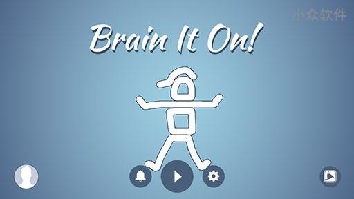 Brain It On! – 物理解谜，脑力风暴游戏[iOS/Android]