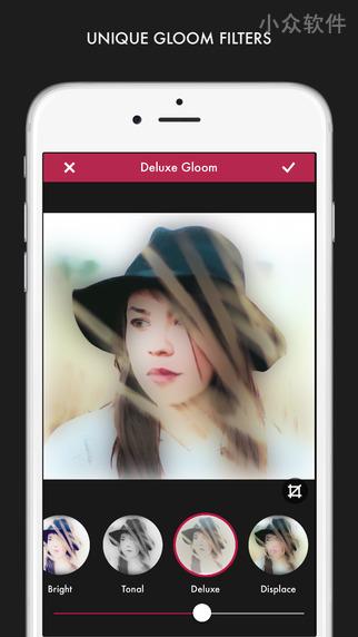Gloomlogue – 专业的「忧郁」滤镜相机[iPad/iPhone]