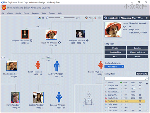 「家谱」对比评测 Chronoplex vs FamilySearch vs MyHeritage 3