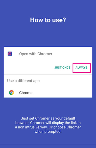 Chromer – 让第三方应用都有一个内置浏览器[Android]