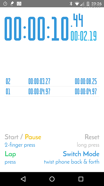 Stopwatch Re - 优雅的秒表[Android] 1