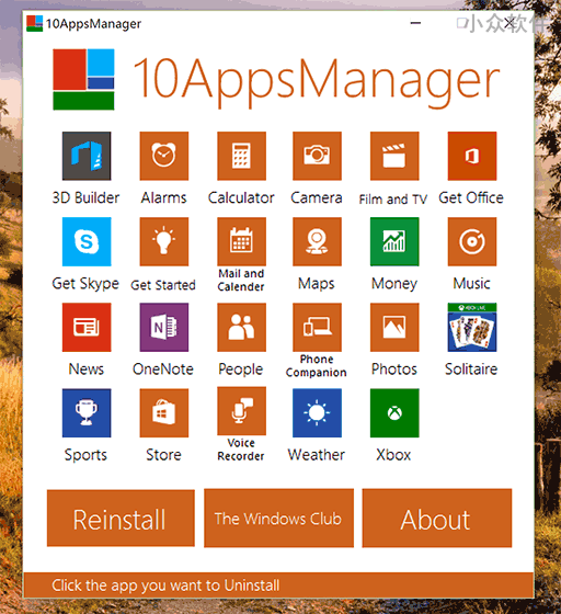 10AppsManager – 卸载 Windows 10 中的预装程序