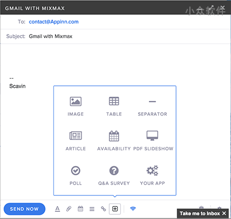 Mixmax – Gmail 增强扩展[Chrome]