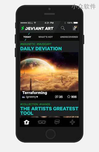 DeviantArt 发布官方手机客户端[iPhone/Android] 2