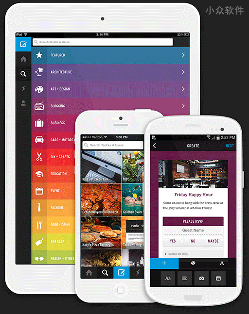 Tackk 发布移动客户端，随手创建页面[iOS/Android] 1