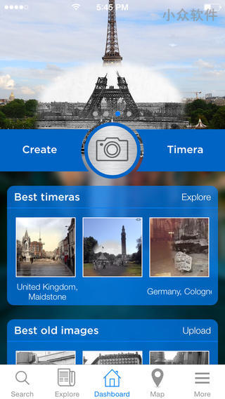 Timera - 将老照片与新照片合并[iPhone/Android] 1