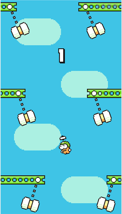 Swing Copters – 虐心游戏 Flappy Bird 续作[iOS/Android]