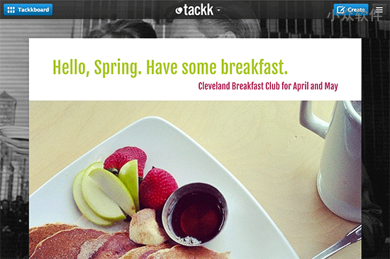 Tackk – 创建并分享属于自己的漂亮页面